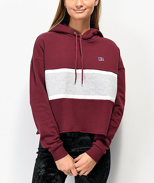 athletic crop hoodie