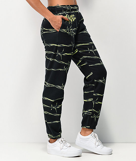 dark green jogger set