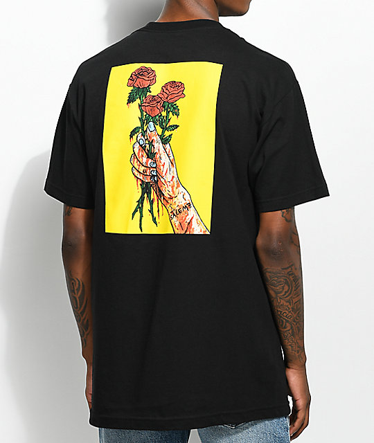 Salem7 Roses Black T-Shirt | Zumiez.ca