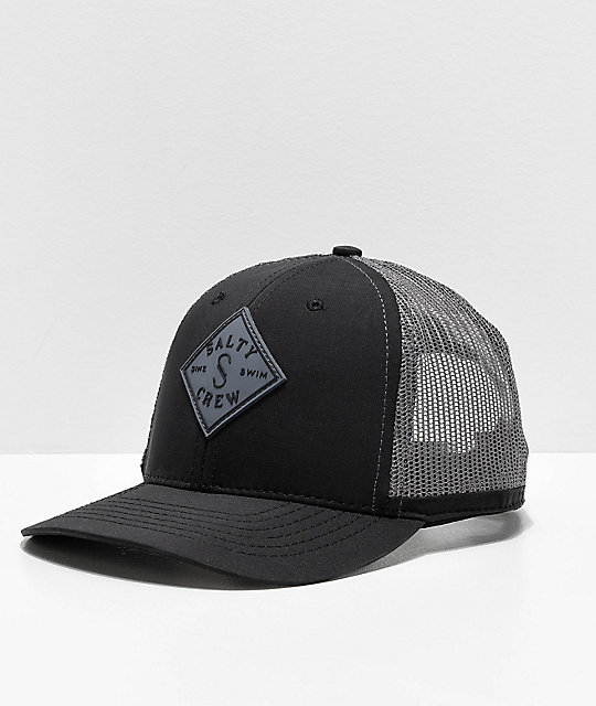 Salty Crew Aruba Custom Retro Black Trucker Hat