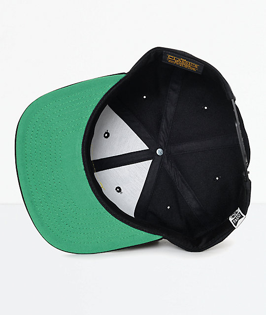 Salty Crew Chasing Tail Patch Black Snapback Hat | Zumiez