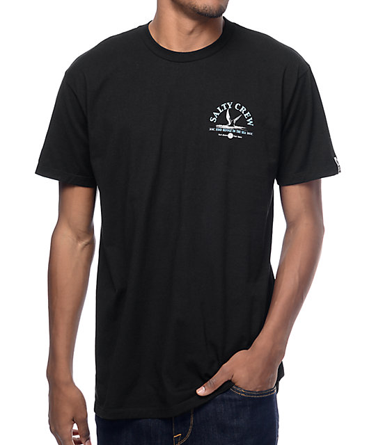 Salty Crew Tern Bird Black T-Shirt | Zumiez