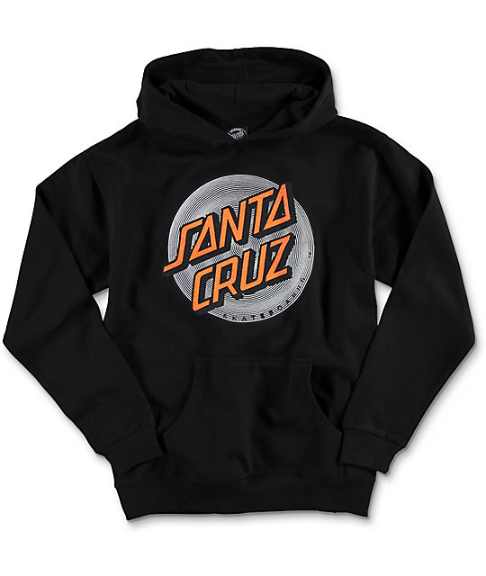 Santa Cruz Boys Coiled Dot Black Pullover Hoodie at Zumiez : PDP