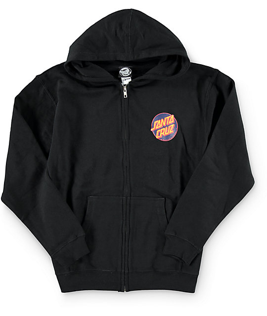 santa cruz hoodie zip