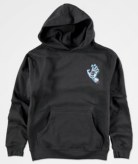 Santa Cruz Boys Screaming Hand Black Hoodie | Zumiez