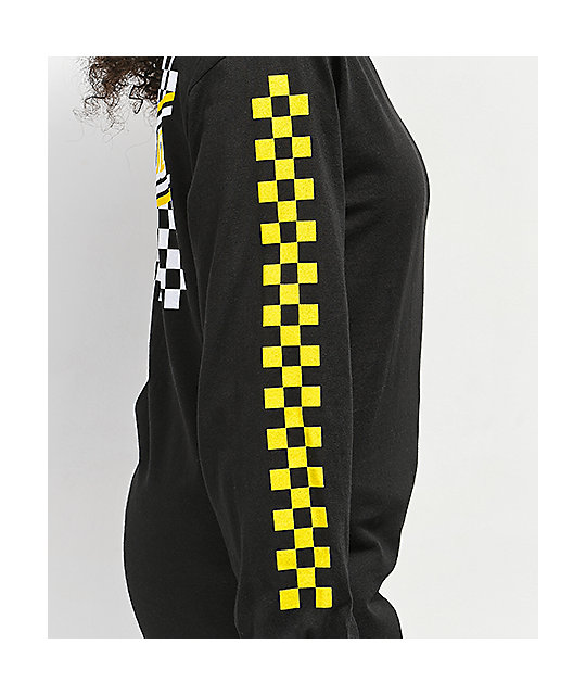 yellow and black checkerboard shirt