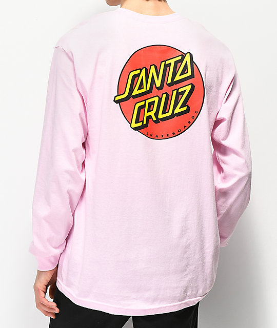 pink santa cruz hoodie