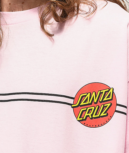 santa cruz pink long sleeve
