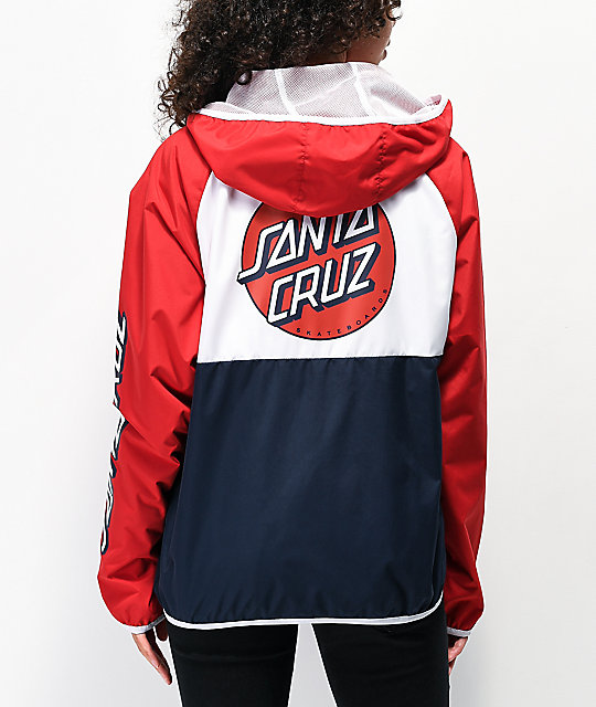 zip up windbreaker jacket