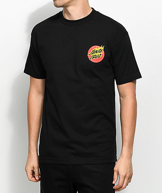 Santa Cruz Flaming Dot T-Shirt