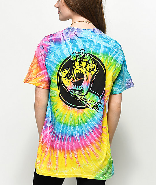 santa cruz womens tie dye shirt