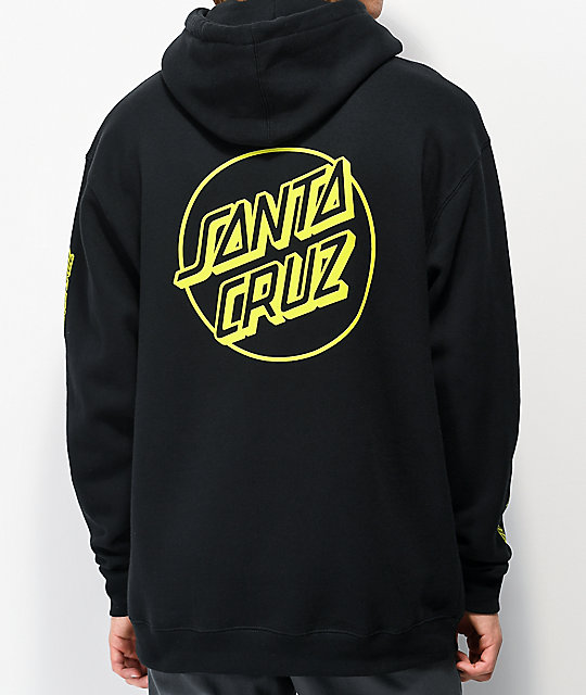 santa cruz black hoodie