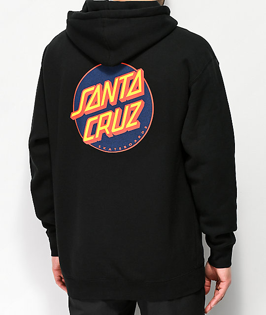 Santa Cruz Other Dot Black & Navy Hoodie | Zumiez