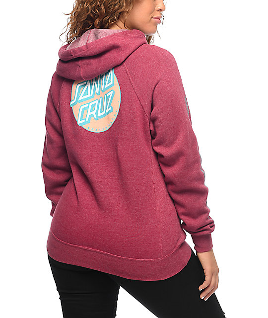 crimson pink hoodie