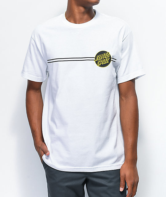 camiseta blanca y negra