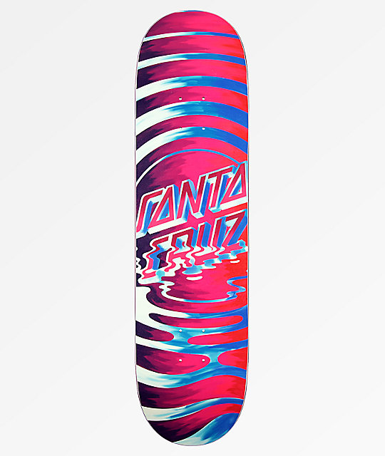 Santa Cruz Reflection Dot Everslick 8 0 Skateboard Deck Zumiez