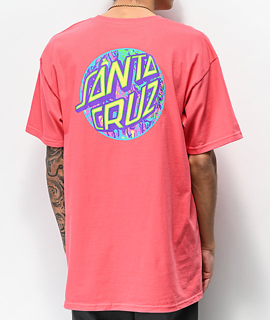 neon coral t shirt