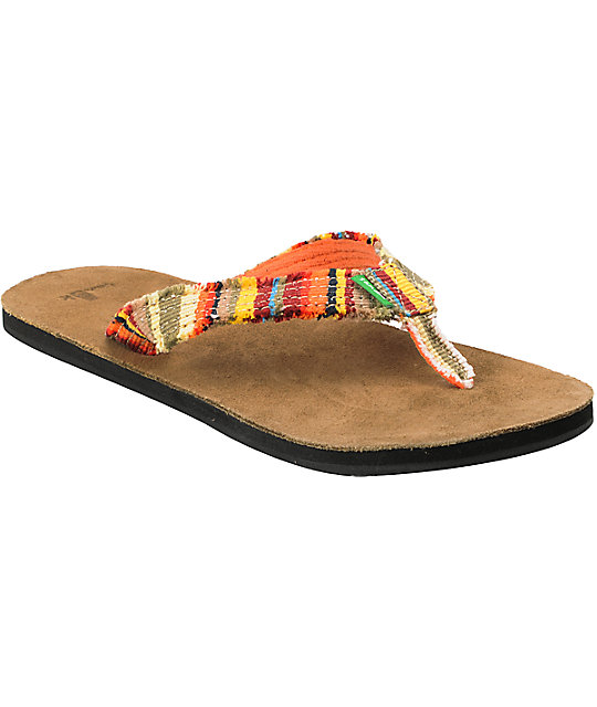 sanuk fraidy cat flip flops