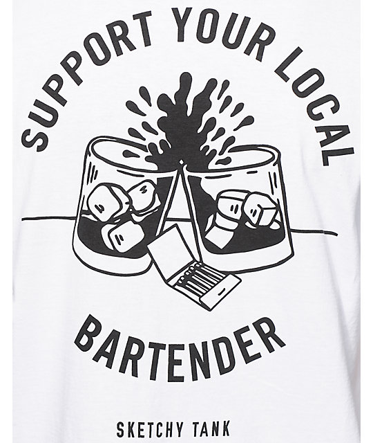 Sketchy Tank Bartender T Shirt