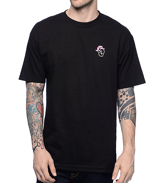 Sketchy Tank Beach Black T-Shirt | Zumiez