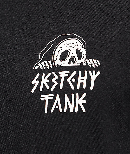 Sketchy Tank Disturbing Black Long Sleeve T-Shirt | Zumiez