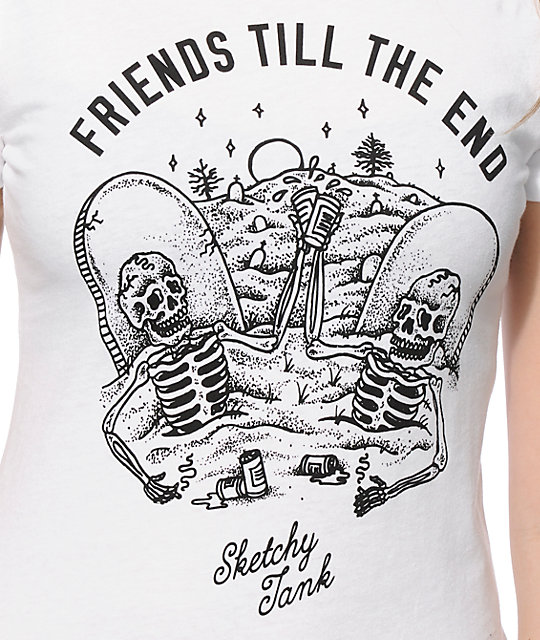 Sketchy Tank Till The End T Shirt