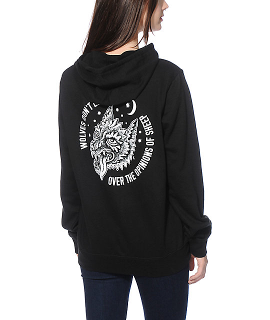 Sketchy Tank Wolves Hoodie