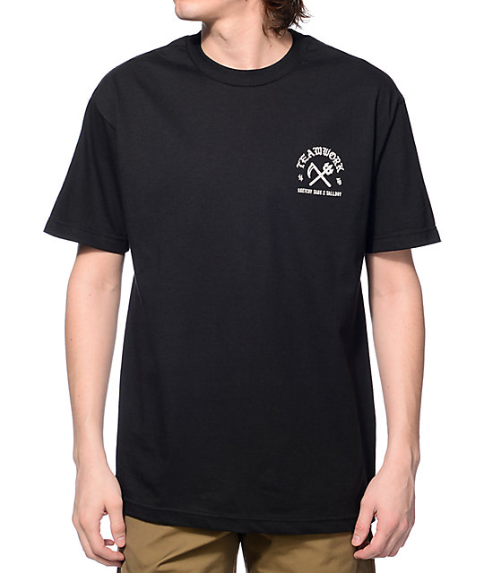 Sketchy Tank x Tallboy Teamwork Black T-Shirt | Zumiez