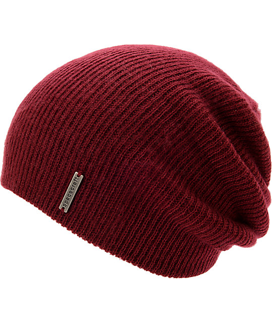 Spacecraft Quinn Berry Purple Slouch Beanie | Zumiez