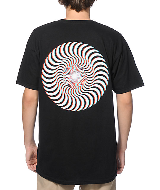 Spitfire 3D Classic Swirl T-Shirt | Zumiez