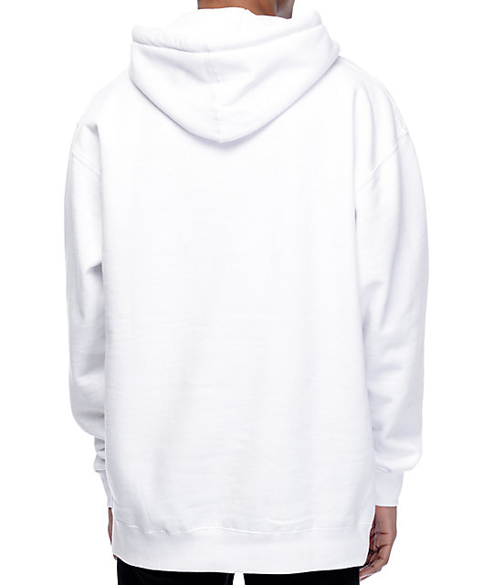 sudadera blanca con capucha