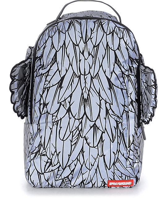 Sprayground 3M Wings Grey Backpack | Zumiez