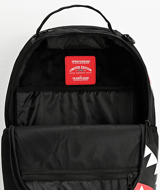 angled ghost shark backpack