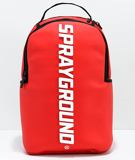 Sprayground Oversized Logo Red Backpack | Zumiez