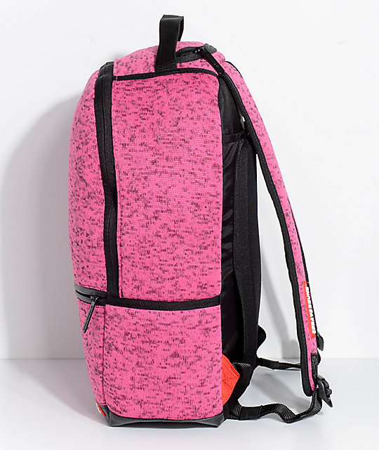 Sprayground Pink Knit Backpack | Zumiez