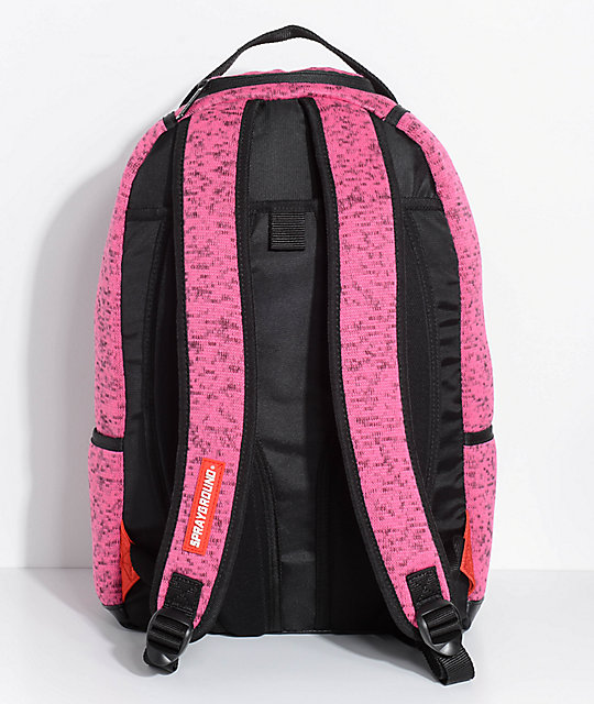 Sprayground Pink Knit Backpack | Zumiez