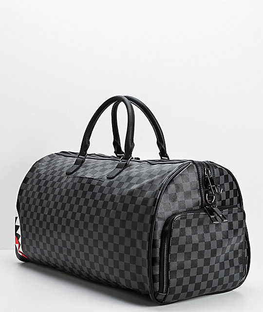 sprayground sharks in paris duffel