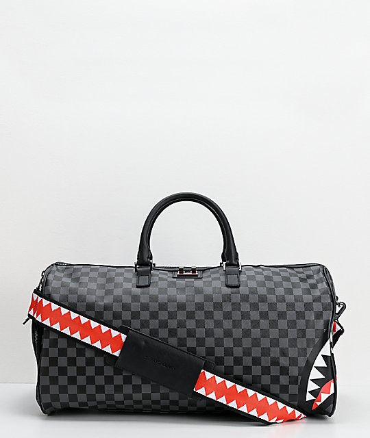sprayground shark duffle