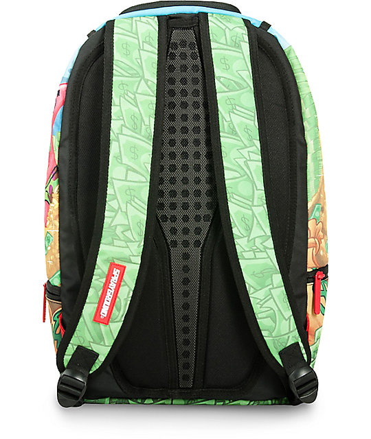 Sprayground SpongeBob Money Krabs 2.0 Backpack | Zumiez