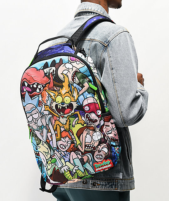 Sprayground x Rick and Morty Crammed Backpack | Zumiez