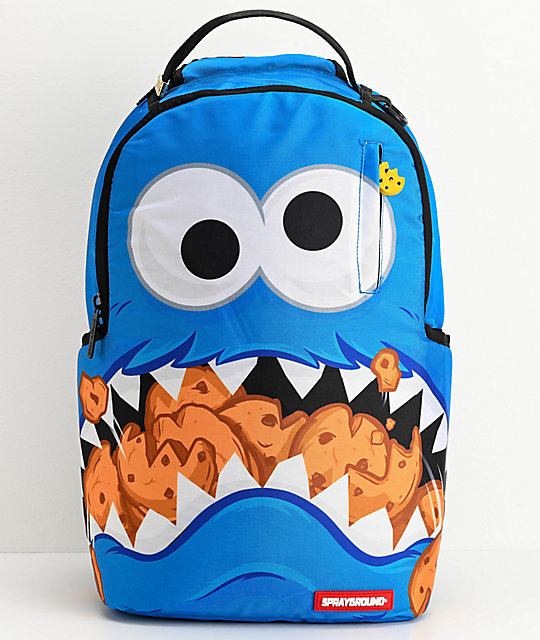 cookie monster plush backpack