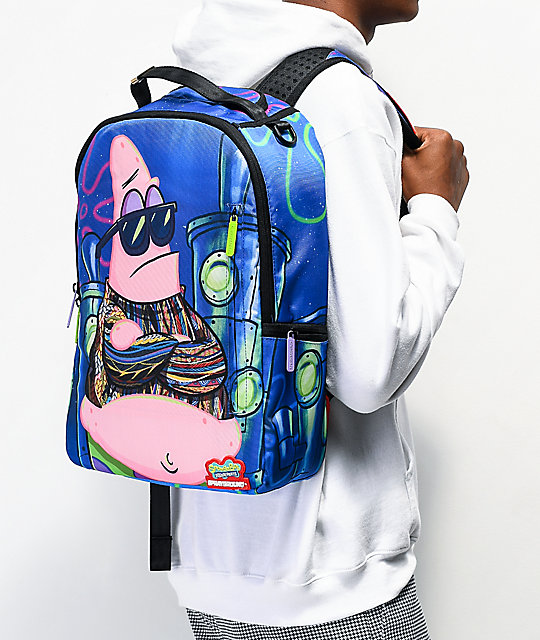 Sprayground x Spongebob Squarepants Notorious P.A.T. Backpack Zumiez