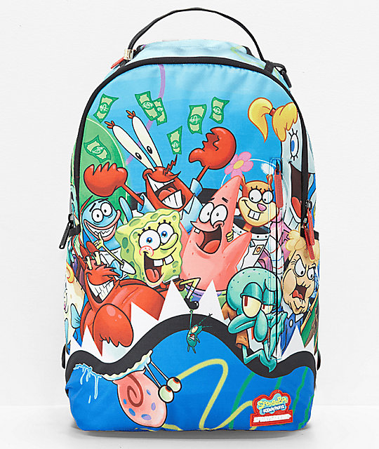Image result for sprayground spongebob shark squad