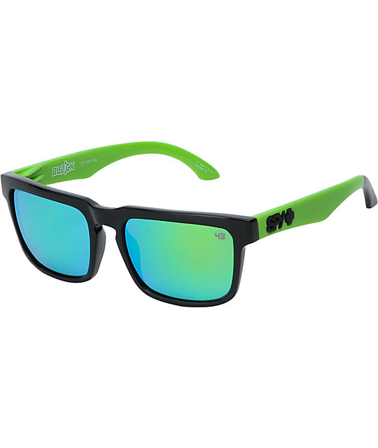 Spy Sunglasses Helm Ken Block Rally Green & Grey Sunglasses | Zumiez