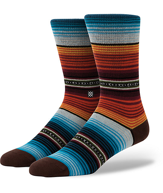Stance Chicano Striped Crew Socks | Zumiez