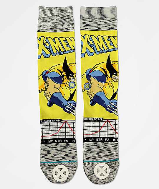 Stance X X Men Wolverine Comic Crew Socks Zumiez