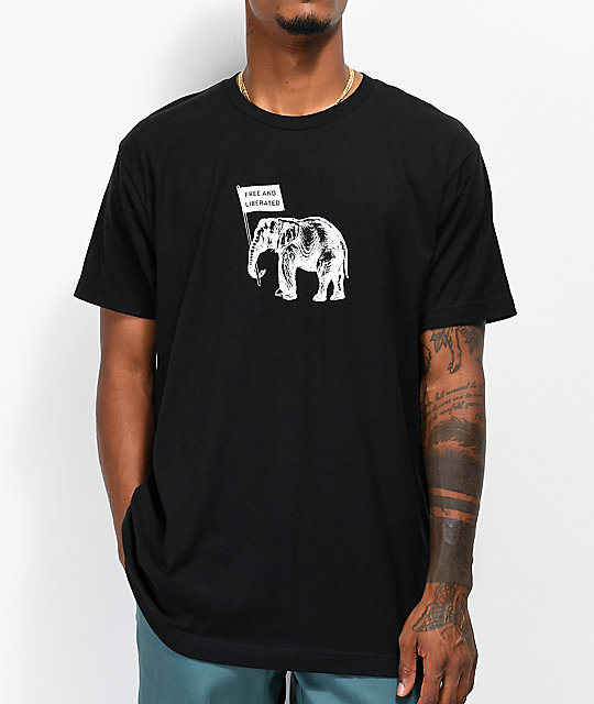 State Elephant Black T Shirt Zumiez