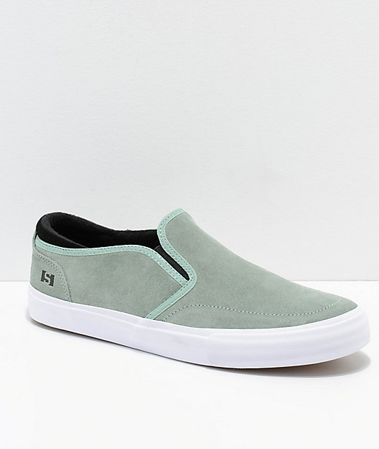 suede slip on skate shoes