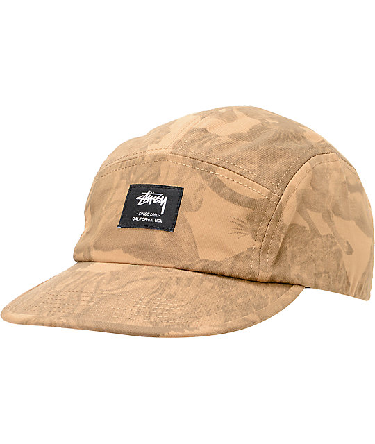 Stussy Big 5 Khaki Camper 5 Panel Hat at Zumiez : PDP