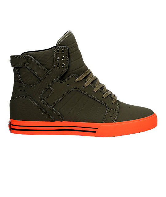 supra skytop orange